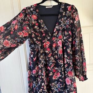 Floral Print Women's Dress